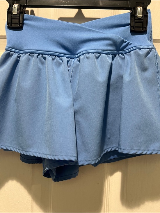 Yogalicious Other - Yogalicious Girls Light Blue Active Shorts with Compression Shorts Under.